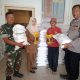 Babinsa Koramil 0620-17/Ciwaringin Monitoring Pengamanan Penyaluran Bantuan Pangan di Desa Gintung Kidul ‎