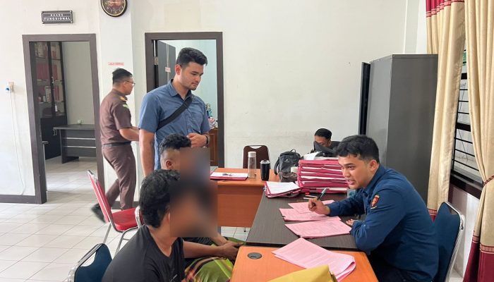 Satresnarkoba Polres Aceh Utara Serahkan Empat Tersangka Kasus Sabu ke Kejaksaan