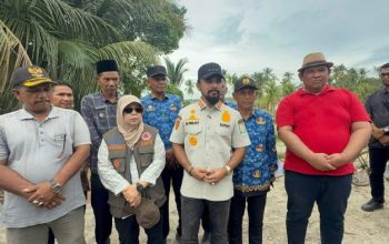 Pasca Banjir Dan Longsor,Bupati Al-Farlaky Tinjau Irigasi Di Arakundo