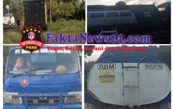 Dugaan Distribusi Solar Ilegal Kembali Mencuat Sebuah Mobil Tangki Biru Putih