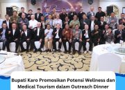 Bupati Karo Promosikan Potensi Wellness dan Medical Tourism dalam Outreach Dinner Meeting FGBMFI