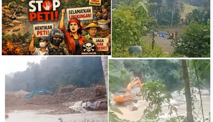 Aktivitas Tambang Emas Ilegal (PETI) di Kapur IX Merajalela, APH Diduga Tutup Mata “Bungkam”