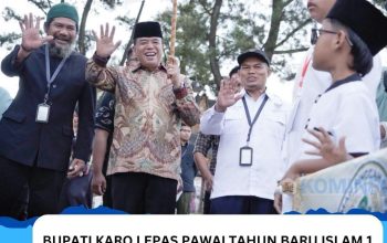 Bupati Karo Lepas Pawai Tahun Baru Islam 1 Muharram 1448 H