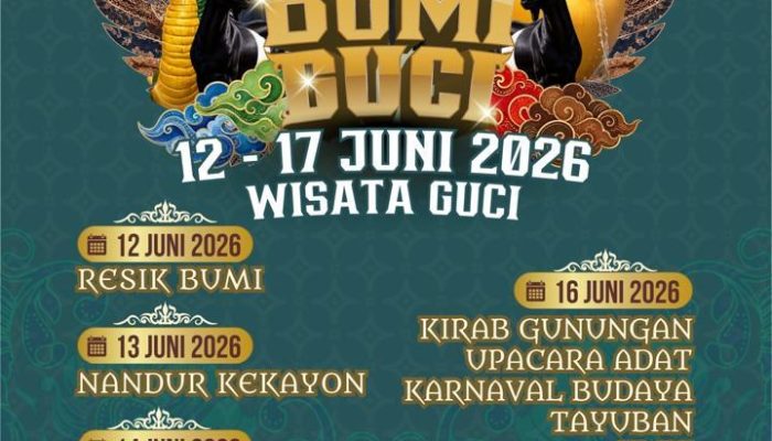 Ruwat Bumi Guci 2026: Doa, Alam, dan Pariwisata Menyatu di Lereng Gunung Slamet