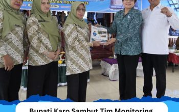 Bupati Karo Sambut Tim Monitoring TP PKK Provinsi Sumatera Utara di Desa Temburun