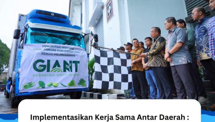 Bupati Karo Lepas Pengiriman 9 Komoditas Unggulan ke Palangkaraya