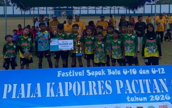 SSB Eagle Sidoharjo Raih Juara 2 Festival Sepak Bola U-12 Piala Kapolres Pacitan 2026
