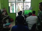 Koramil 1401/Kesambi Gelar Nobar Gembira Piala Dunia 2026 Bersama Warga