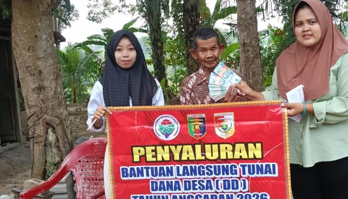 Pemerintah Tiyuh Pagar Jaya Salurkan BLT Dana Desa Tahun 2026