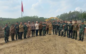 Dandim Boyolali Dampingi Tim Satgas Wasbang Tinjau Pembangunan Yonif Teritorial Pertanian, Progres Terus Dikebut ‎