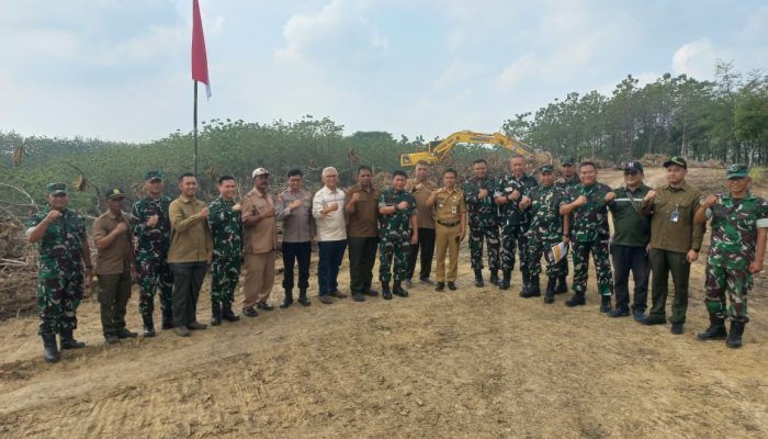Dandim Boyolali Dampingi Tim Satgas Wasbang Tinjau Pembangunan Yonif Teritorial Pertanian, Progres Terus Dikebut ‎