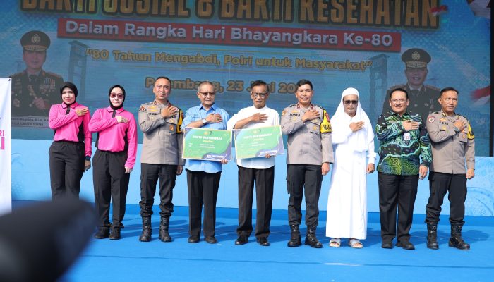 Ketua Bhayangkari Daerah Sumsel Turun Langsung Dampingi Layanan Kesehatan dan Bansos untuk Masyarakat