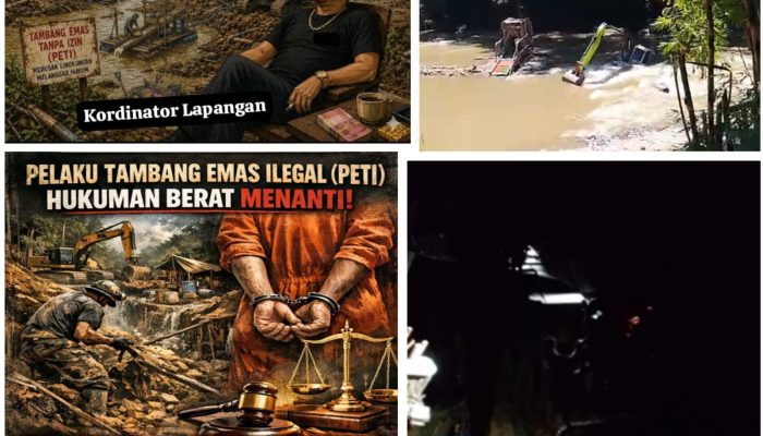 Deru Mesin Aktivitas Tambang Emas Ilegal dan Ancaman Senyap bagi Warga Nagari Galugua