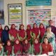 kepala SDN 23/X Muarasabak timur,sampaikan ucapan selamat hari pendidikan Nasional,serukan semangat Membangun generasi Emas