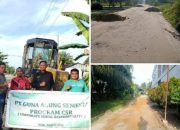 PT. Guna Agung Semesta Melaksanakan Giat Pemeliharaan dan Perawatan di Sepanjang Jalan Datuk Lima Puluh Desa Kandis 