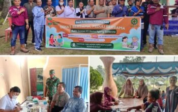 PT. Guna Agung Semesta Kembli Gelar Bakti Sosial untuk Kesehatan dan Pengobatan Umum Geratis Bagi warga Sekitar Perusahaan
