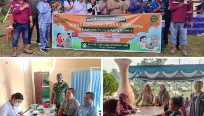 PT. Guna Agung Semesta Kembli Gelar Bakti Sosial untuk Kesehatan dan Pengobatan Umum Geratis Bagi warga Sekitar Perusahaan