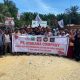 Ratusan masyarakat gelar aksi demo minta PT Atakana compeny angkat kaki dari desa Seumanah Jaya