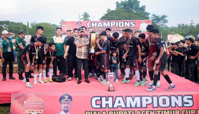 Piala Bupati Aceh Timur Cup II Sukses Digelar, Darul Ihsan Juara Lewat Drama Adu Penalti