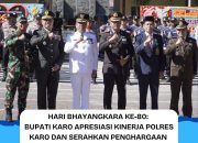 bupati karo serahkan penghargaan bagi personel berprestasi di hari bhayangkara ke-80 14 IMG 20260701 WA0000