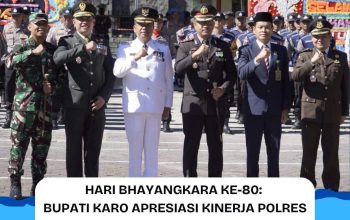 bupati karo serahkan penghargaan bagi personel berprestasi di hari bhayangkara ke-80 8 IMG 20260701 WA0000