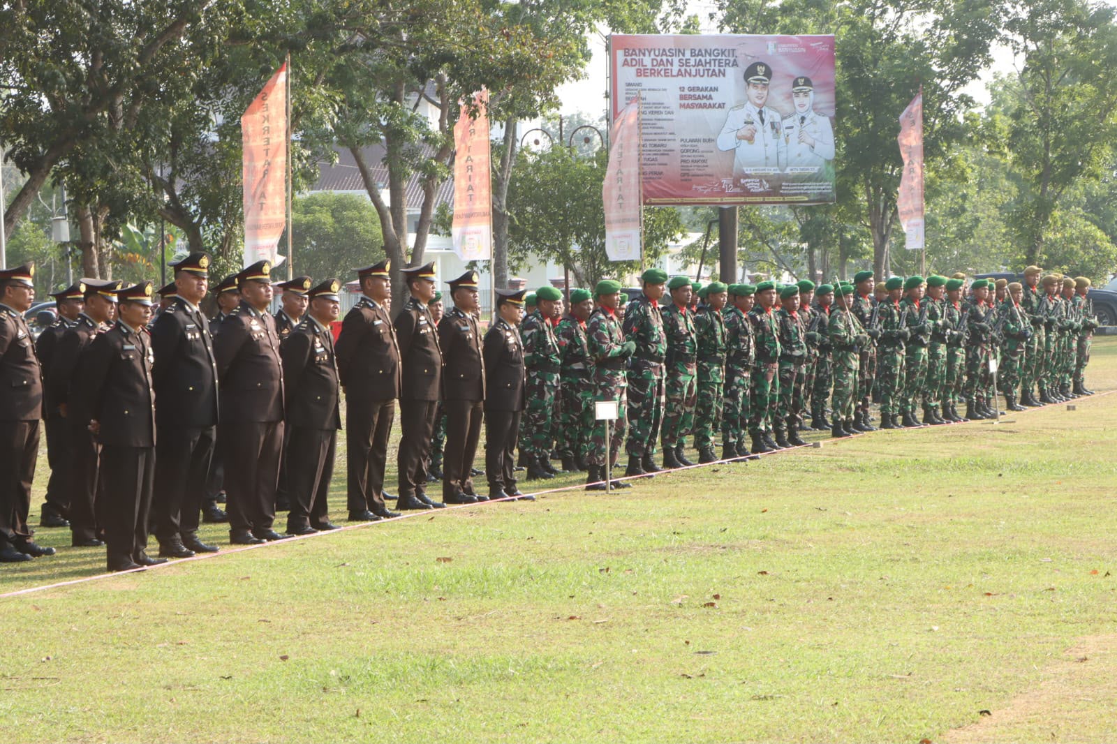 upacara hari bhayangkara ke-80 di banyuasin teguhkan komitmen polri untuk masyarakat 2 IMG 20260701 WA0032 1