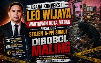Maling Keparat Jarah Usaha Konveksi Sekjen A-PPI Sumut, 4 Mesin Gerinda Raib Digondol!