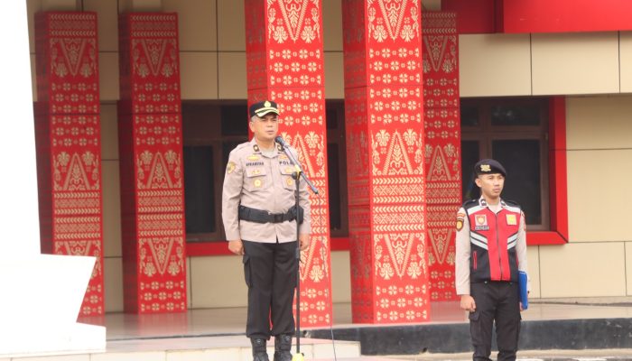 Apel Pagi Polres Banyuasin, Personel Diingatkan Tingkatkan Disiplin dan Pelayanan Masyarakat