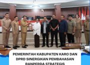 pemerintah kabupaten karo dan dprd sinergikan pembahasan ranperda strategis 13 IMG 20260707 WA0000