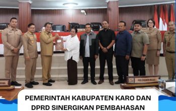 pemerintah kabupaten karo dan dprd sinergikan pembahasan ranperda strategis 7 IMG 20260707 WA0000