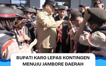 bupati karo lepas kontingen pramuka menuju jambore daerah sumatera utara xi tahun 2026 6 IMG 20260707 WA0002