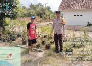 Bhabinkamtibmas Polsek Rantau Bayur Ajak Warga Desa Rantau Bayur Sukseskan Program Pekarangan Pangan Bergizi