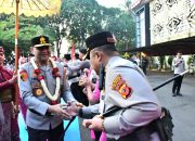 Kapolresta Cirebon Hadiri Penyambutan Kapolda Jabar Dan Penyerahan Pataka Ganda Wibawa Cakti