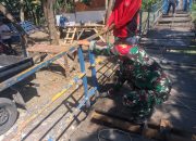 babinsa kecapi bersama warga gotong royong perbaiki jembatan gantung demi kelancaran akses transportasi 3 IMG 20260709 WA0040