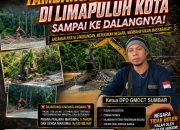 Dapat Laporan Anggota Media, GMOCT Sumbar Desak Usut Tuntas Tambang Emas Ilegal di Limapuluh Kota Sampai ke Dalangnya