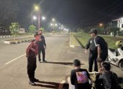 Patroli Presisi Sat Samapta Polres Banyuasin Jaga Keamanan Malam, Antisipasi Aksi 3C