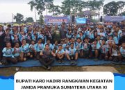 Bupati Karo Hadiri Rangkaian Kegiatan Jamda Pramuka