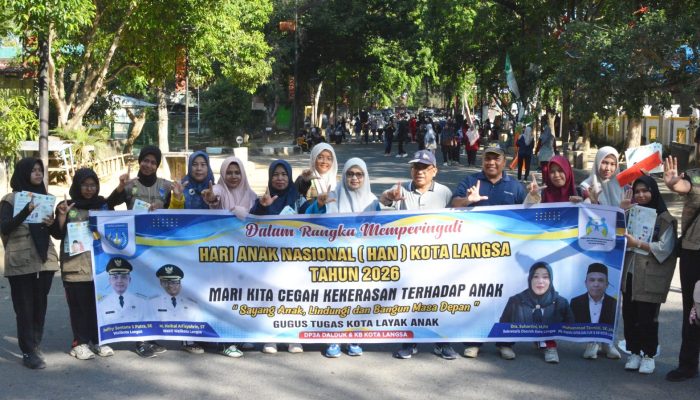 Pemko Langsa Gelar Car Free Day Sekaligus Gerakkan UMKM