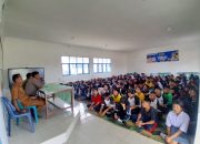 Polsek Munte Edukasi Pelajar Bahaya Narkoba dan Tertib Berlalu Lintas Saat MPLS
