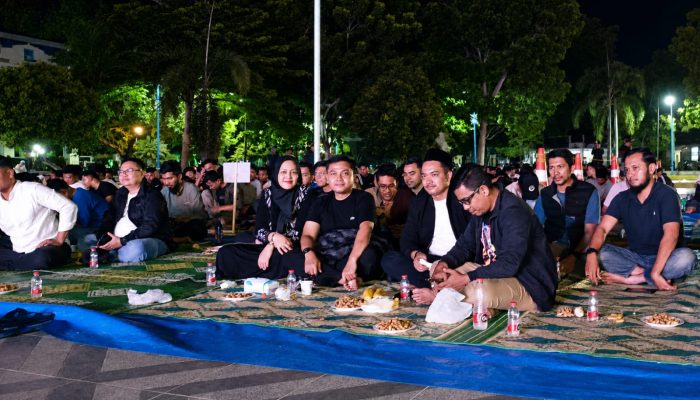 Antusiasme Warga Langsa Nobar PD Bersama Walikota Jeffri.