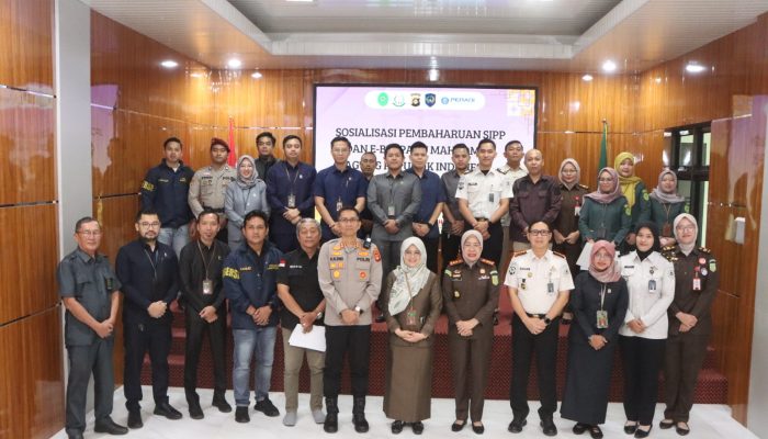 Kapolres Banyuasin Hadiri Sosialisasi Pembaruan Aplikasi SIPP dan e-Berpadu Mahkamah Agung RI