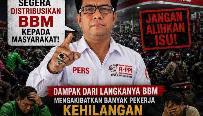 Assosiasi Pewarta Pers Indonesia ( A–PPI ) Sumut bersuara membongkar Borok kinerja Pertamina . Rakyat Sumut sengsara akibat kelangkaan BBM .