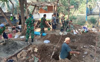 Harapan Baru Warga Larangan Utara dan Larangan Selatan, Jembatan Gantung Kecapi Mulai Dibangun ‎