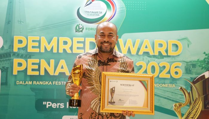 Pemred Award 2026 atas Komitmen Keterbukaan Informasi*