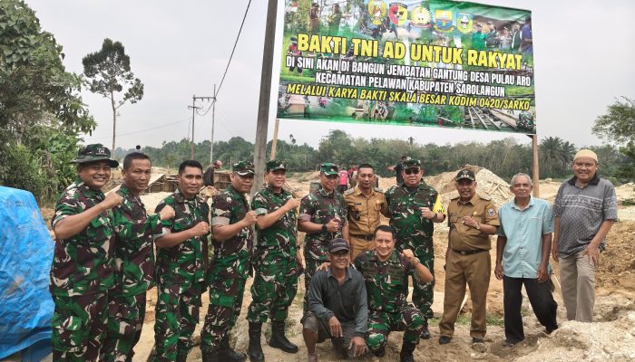 *Tim Wasev Mabes TNI AD Tinjau Karya Bhakti Skala Besar 2026 di Sarolangun, Sinergi TNI dan Pemda Percepat Pembangunan untuk Rakyat*