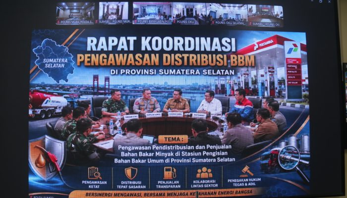 Sinergi Lintas Sektor, Polda Sumsel Gelar Rakor Pengawasan Distribusi BBM di SPBU