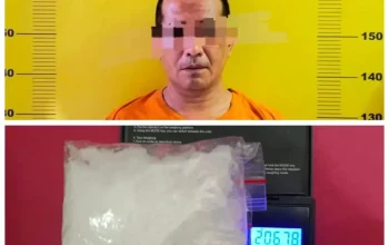 Polres Labuhanbatu Selatan Melalui Sat Resnarkoba Ungkap Peredaran Sabu, Dua Tersangka Diamankan Dengan Barang Bukti 206,78 Gram