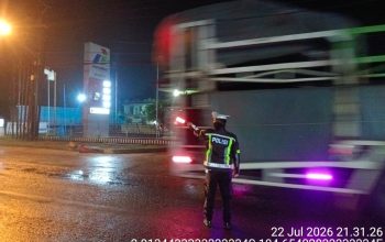 Unit Lantas Polsek Talang Kelapa Laksanakan Penguraian Arus Lalu Lintas, Antisipasi Kepadatan dan Kecelakaan