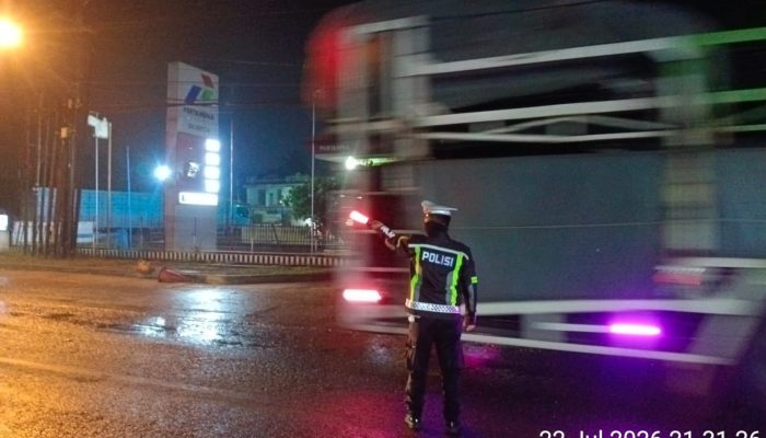 Unit Lantas Polsek Talang Kelapa Laksanakan Penguraian Arus Lalu Lintas, Antisipasi Kepadatan dan Kecelakaan