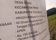 Proyek pP3- TGAI Desa Sodo: Potongan 30 Persen Tak Terjawab, Asal-Usul Dana Jadi Tanda Tanya Besar